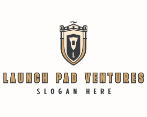 Medieval Security Shield logo design