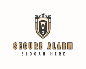 Medieval Security Shield logo design