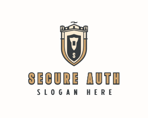 Medieval Security Shield logo design