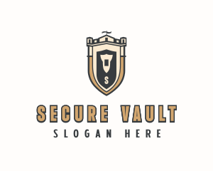 Medieval Security Shield logo design