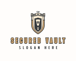 Medieval Security Shield logo design