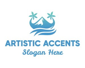 Sea Island Mountain logo design