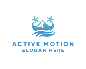 Sea Island Mountain logo design