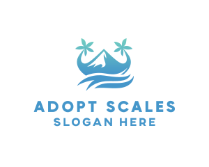 Sea Island Mountain logo design