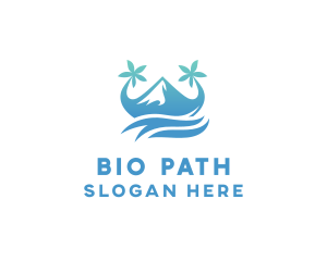 Sea Island Mountain logo design