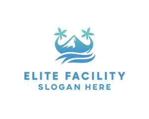 Sea Island Mountain logo design