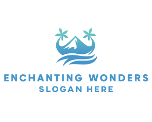 Sea Island Mountain logo design