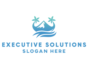 Sea Island Mountain logo design