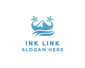 Sea Island Mountain logo design