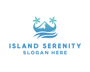 Sea Island Mountain logo design