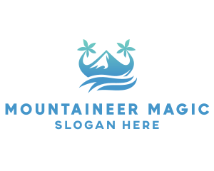 Sea Island Mountain logo design