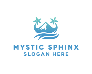 Sea Island Mountain logo design