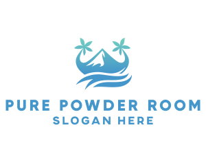 Sea Island Mountain logo design