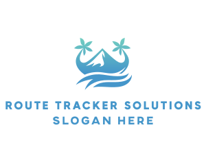 Sea Island Mountain logo design