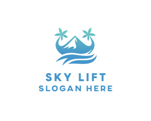 Sea Island Mountain logo design