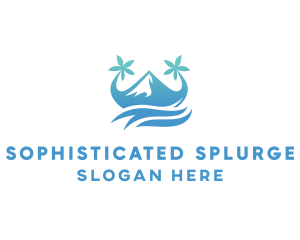 Sea Island Mountain logo design