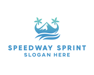 Sea Island Mountain logo design