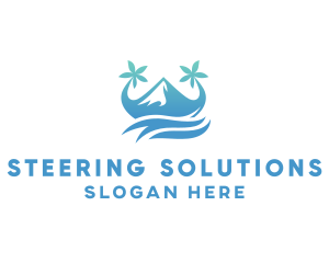 Sea Island Mountain logo design