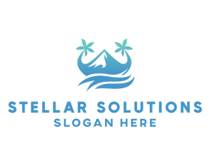 Sea Island Mountain logo design