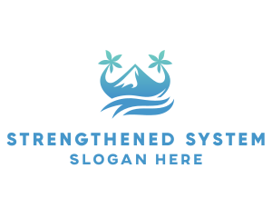 Sea Island Mountain logo design