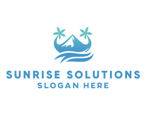 Sea Island Mountain logo design