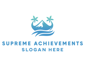 Sea Island Mountain logo design