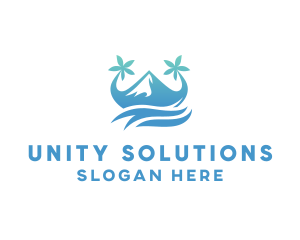 Sea Island Mountain logo design