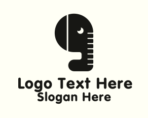 Elephant Ruler Quotation Logo