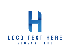 Modern Digital Letter H logo