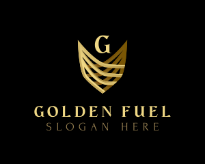 Golden Shield Royalty logo design