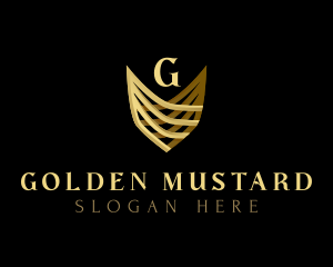 Golden Shield Royalty logo design