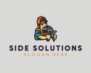 Construction Handyman Carpentry logo design