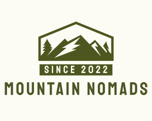 Outdoor Mountain Campsite  logo design