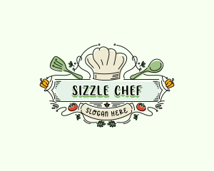 Chef Kitchen Restaurant logo design