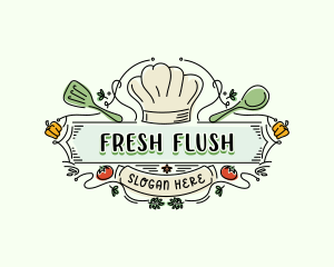 Chef Kitchen Restaurant logo design