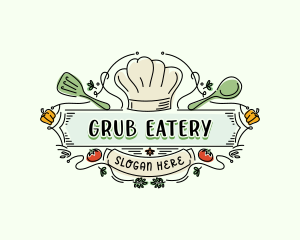 Chef Kitchen Restaurant logo design