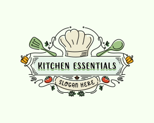 Chef Kitchen Restaurant logo design