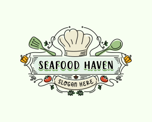 Chef Kitchen Restaurant logo design