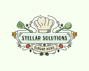 Chef Kitchen Restaurant logo design