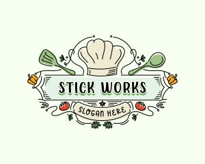 Chef Kitchen Restaurant logo design