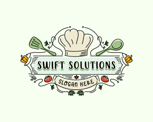 Chef Kitchen Restaurant logo design