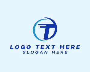 Fast Technology Letter T logo