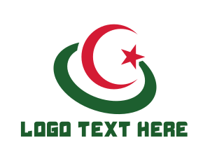 Modern Algeria Flag logo