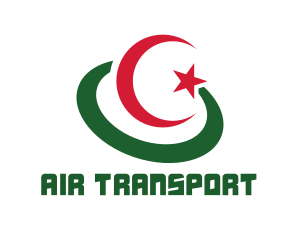 Modern Algeria Flag logo design