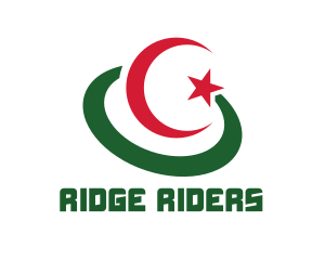 Modern Algeria Flag logo design