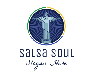 Brazil Christ Statue logo