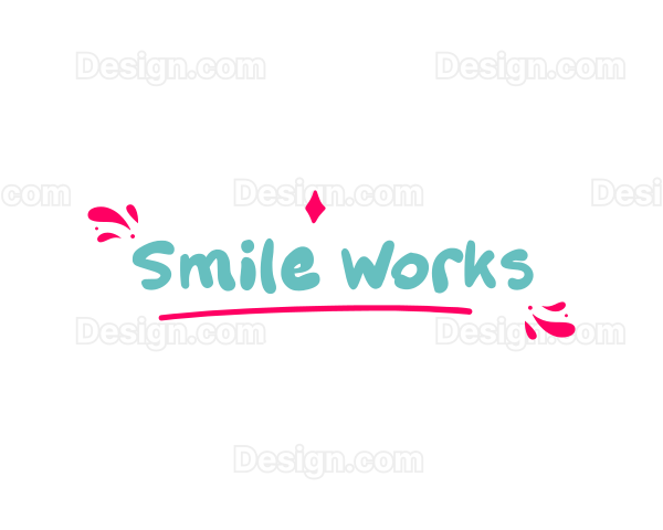 Bright Comic Wordmark Logo