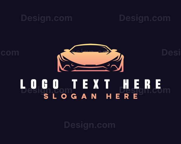 Sports Car Automobile Logo