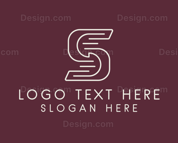 Modern Digital Marketing Letter S Logo