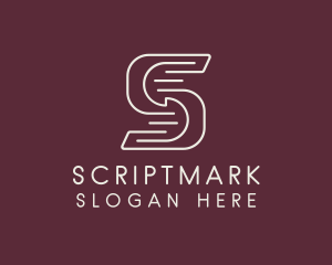 Modern Digital Marketing Letter S  logo design